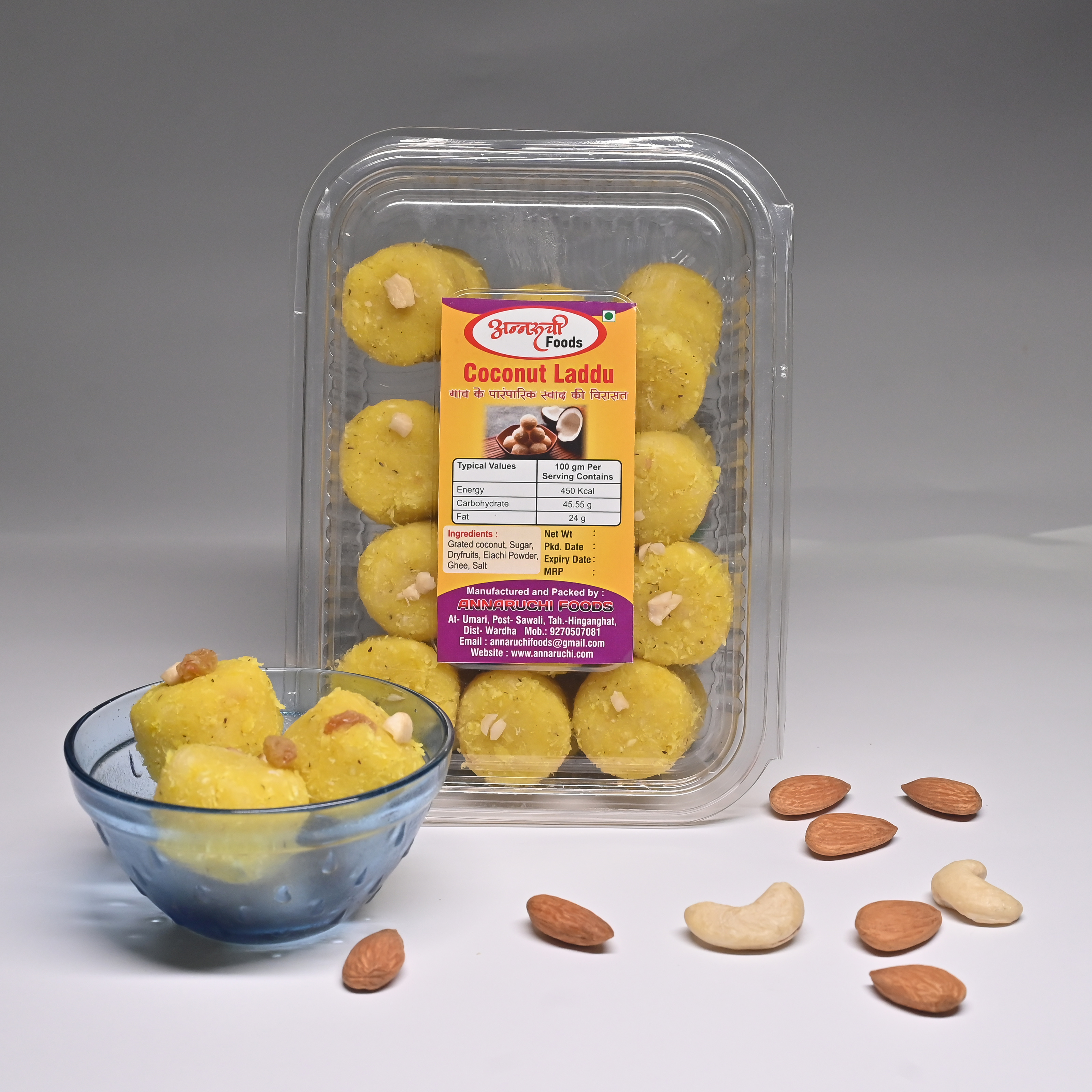 Coconut Dry Fruits Laddo